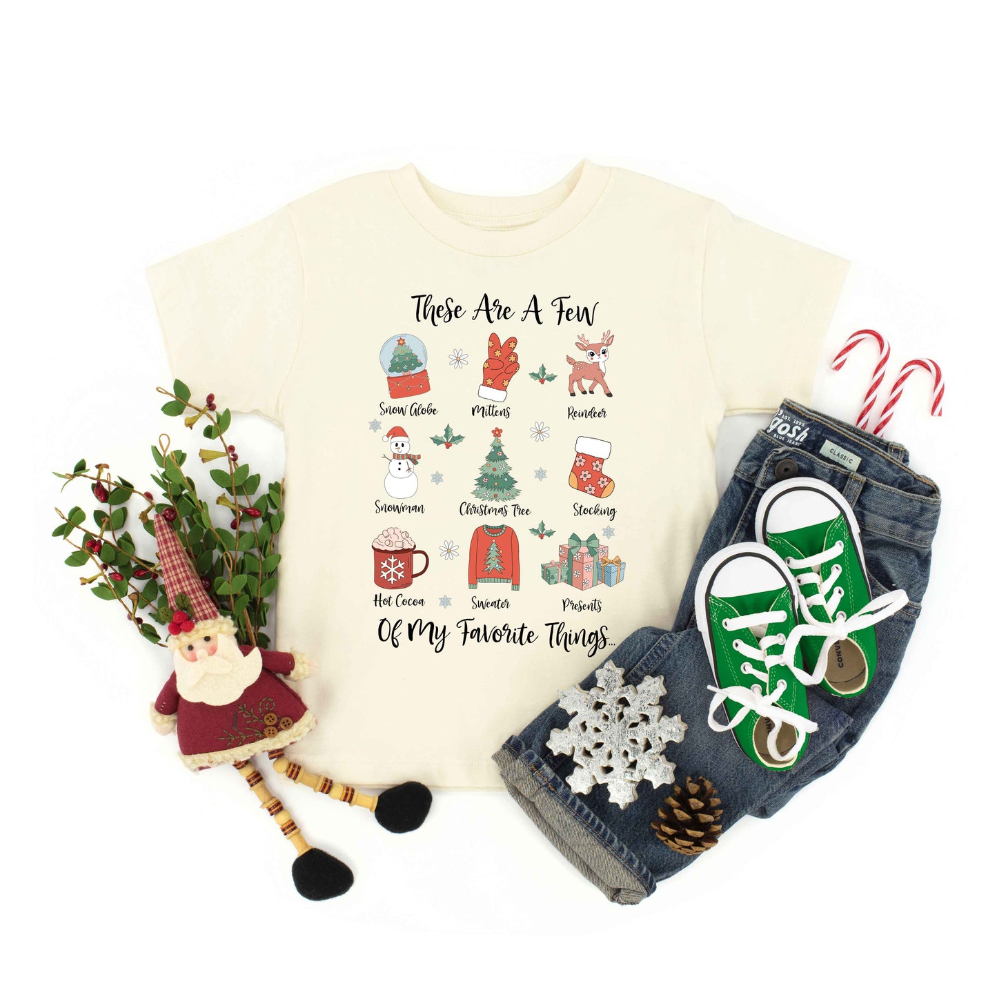 Christmas Favorites | Toddler Graphic Short Sleeve Tee