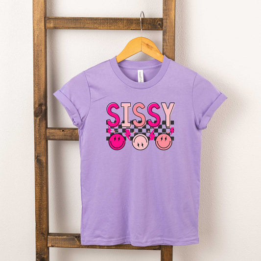 Sissy Checkered | Youth Graphic Short Sleeve Tee