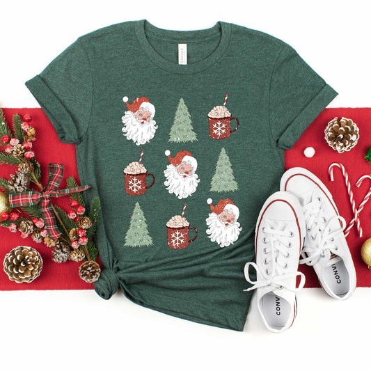 Tree And Mug Collage | Youth Graphic Short Sleeve Tee