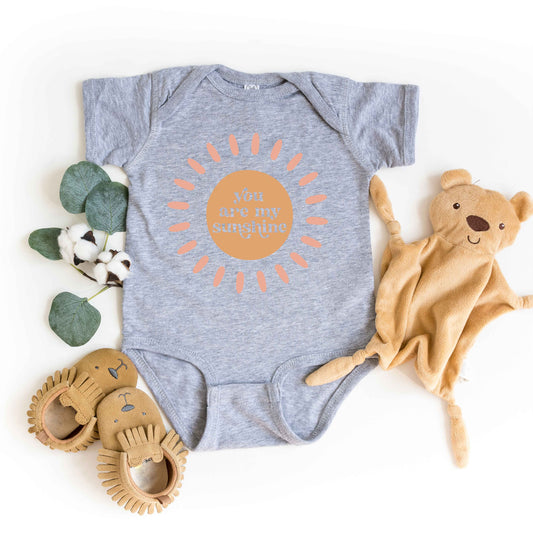 You Are My Sunshine Kids | Baby Graphic Short Sleeve Onesie