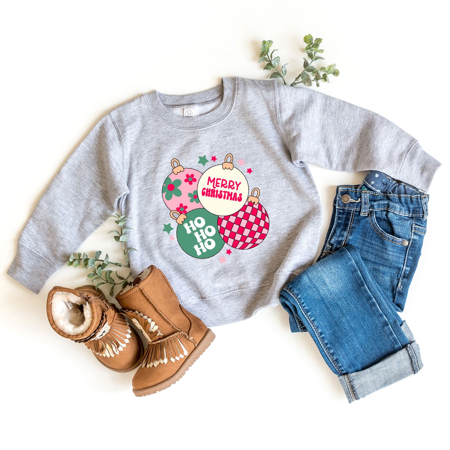 Christmas Ornaments | Toddler Graphic Sweatshirt