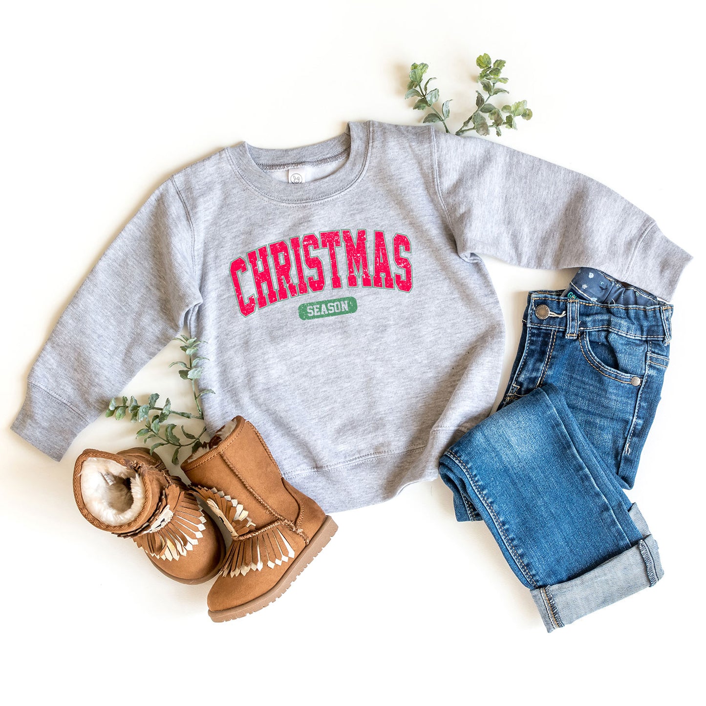 Varsity Christmas Season | Toddler Graphic Sweatshirt