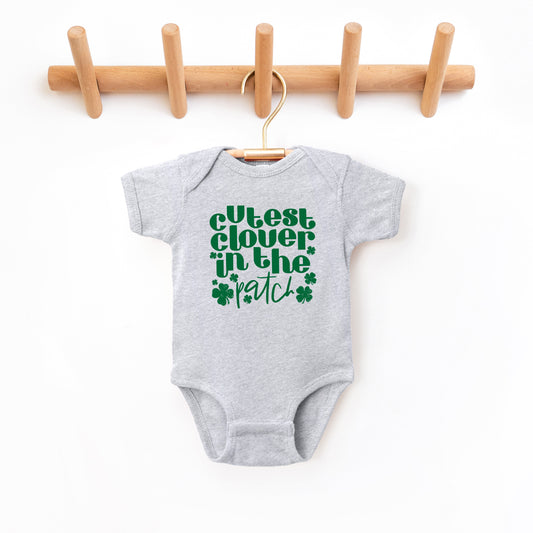 Cutest Clover In The Patch | Baby Graphic Short Sleeve Onesie