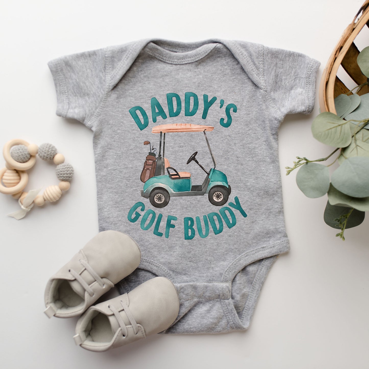 Daddy's Golf Buddy | Baby Graphic Short Sleeve Onesie