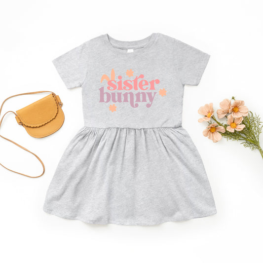 Sister Bunny | Toddler Graphic Dress