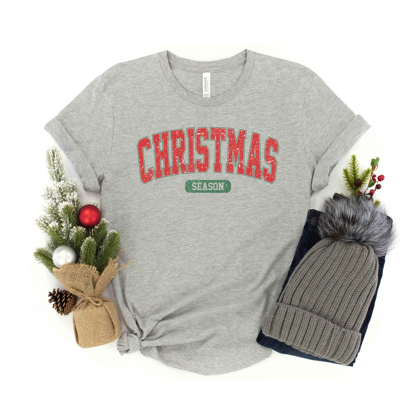 Varsity Christmas Season | Youth Graphic Short Sleeve Tee