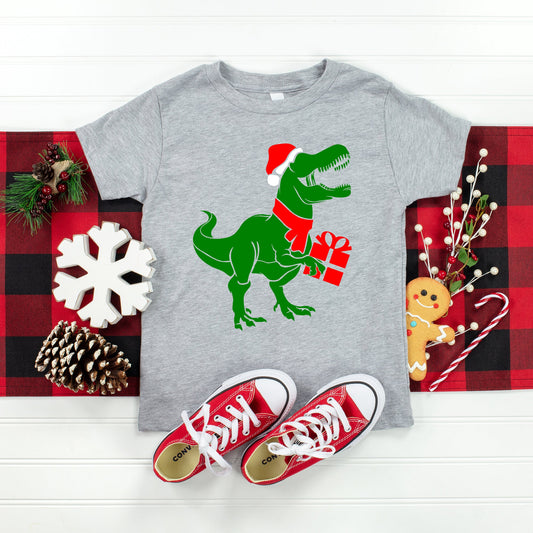 Dino Present | Toddler Graphic Short Sleeve Tee