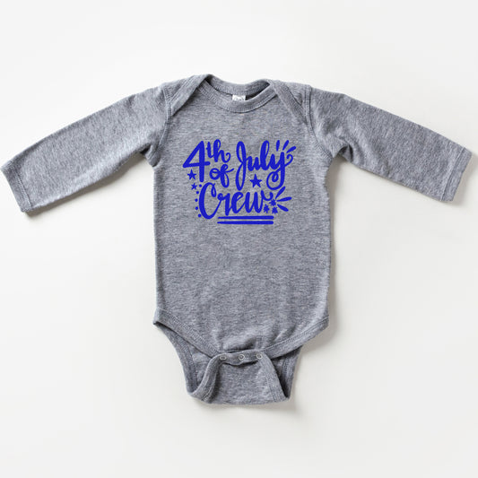 4th Of July Crew | Baby Long Sleeve Onesie
