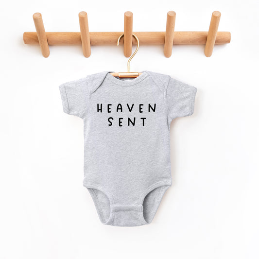Heaven Sent | Baby Graphic Short Sleeve Onesie