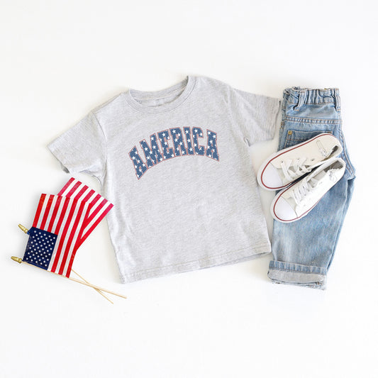 Retro America Stars | Youth Short Sleeve Crew Neck