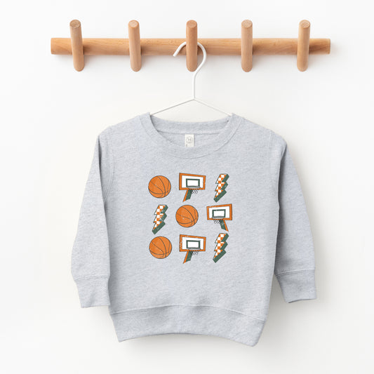 Basketball Collage | Toddler Sweatshirt