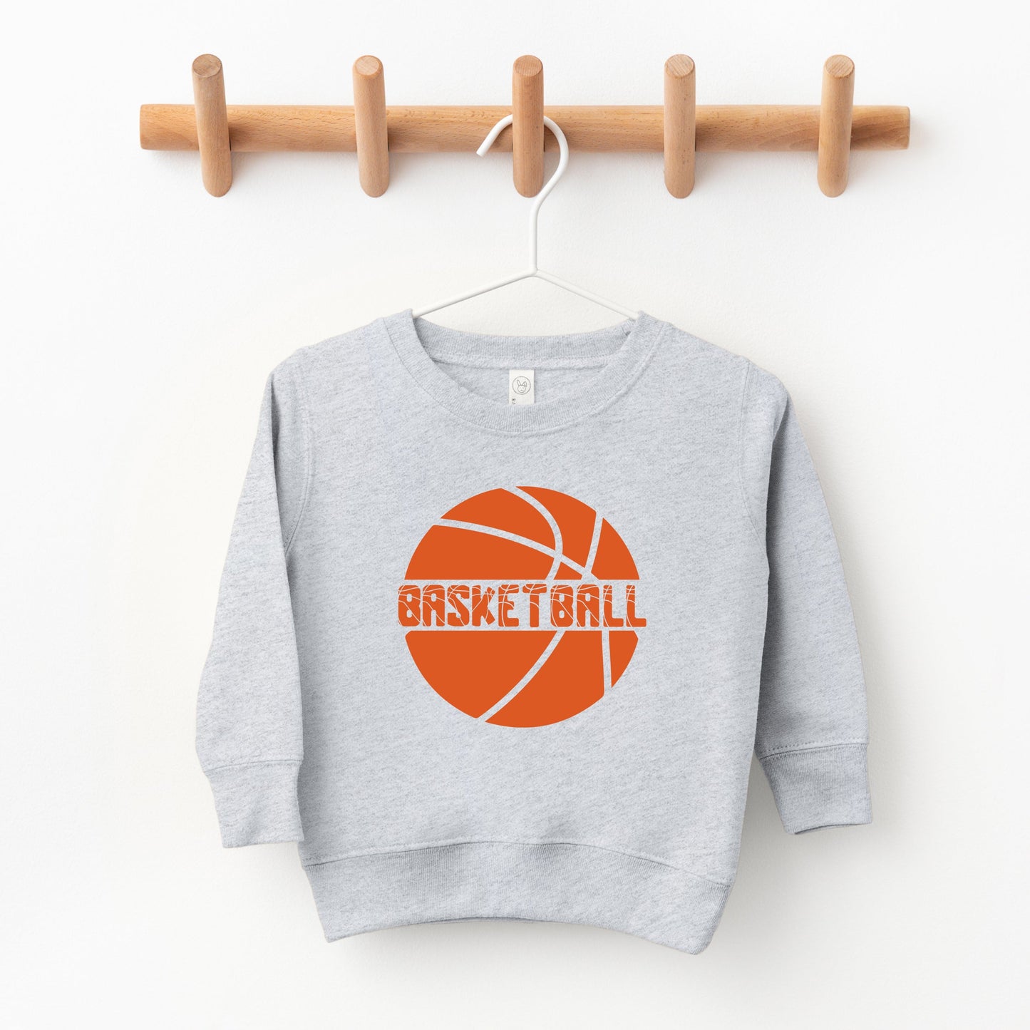 Basketball With Ball | Toddler Graphic Sweatshirt