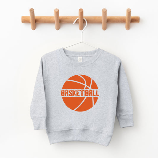 Basketball With Ball | Toddler Graphic Sweatshirt