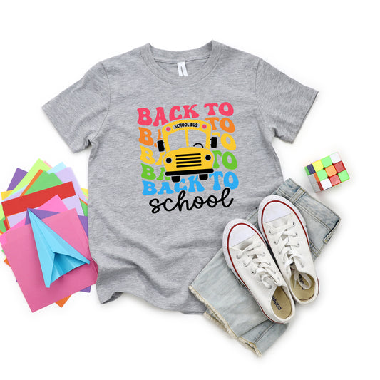 Back To School Bus | Youth Graphic Short Sleeve Tee