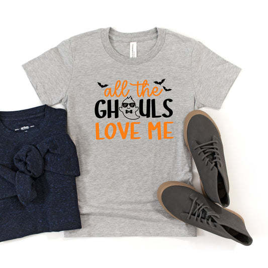 All The Ghouls Love Me Bats | Youth Graphic Short Sleeve Tee
