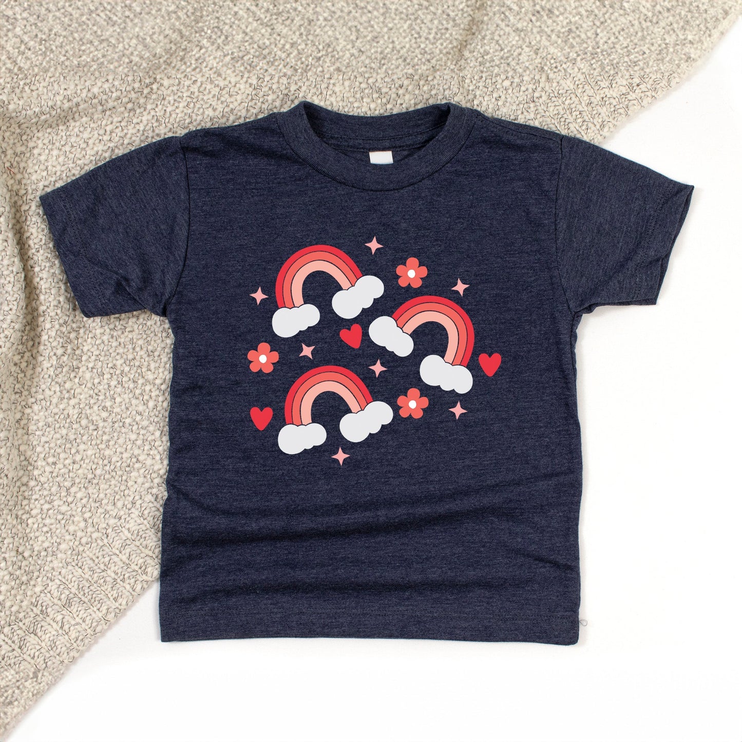 Valentine Rainbow | Youth Graphic Short Sleeve Tee