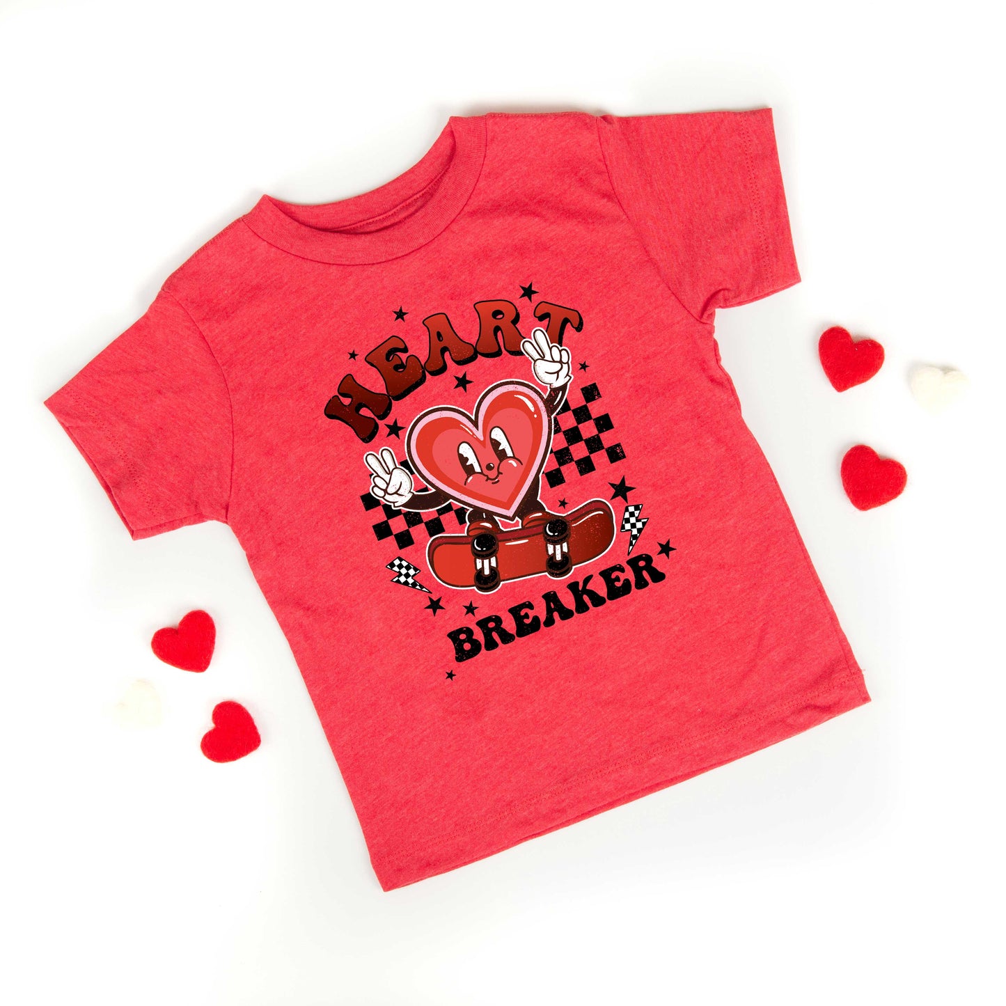 Heart Breaker Skater | Youth Short Sleeve Crew Neck