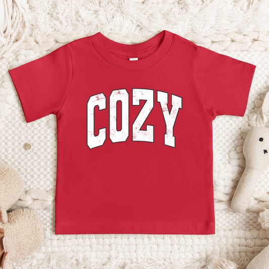 Cozy Worn Varsity | Youth Graphic Short Sleeve Tee