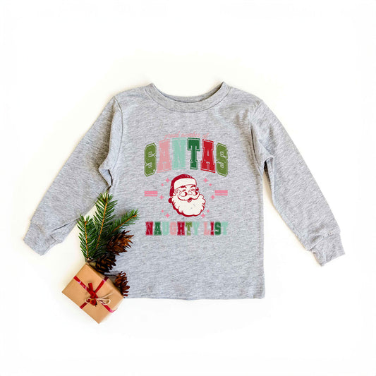 Member Of Santa's Naughty List | Youth Graphic Long Sleeve Tee