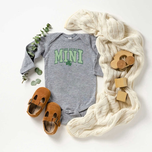 One Lucky Mini Clover | Baby Long Sleeve Onesie