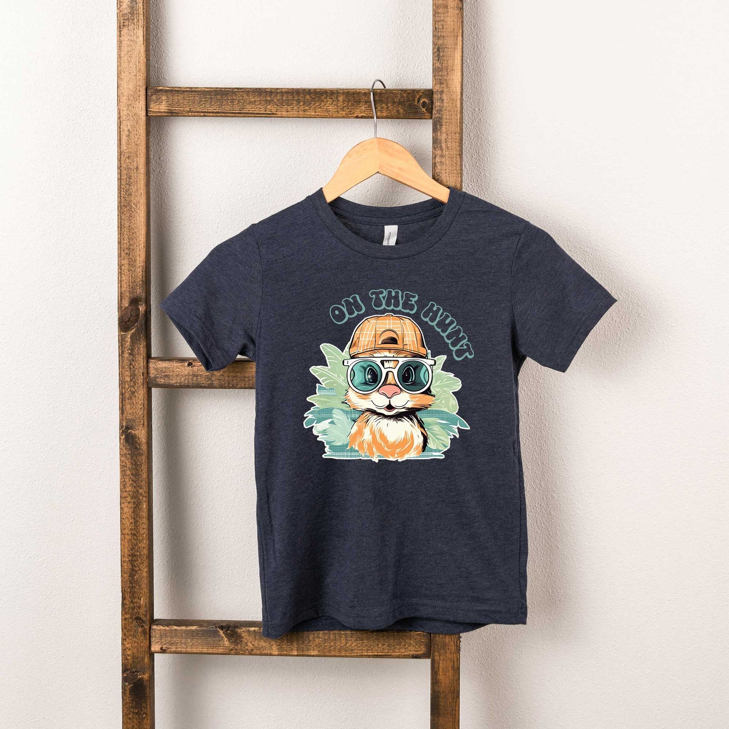 On The Hunt Bunny | Toddler Short Sleeve Crew Neck
