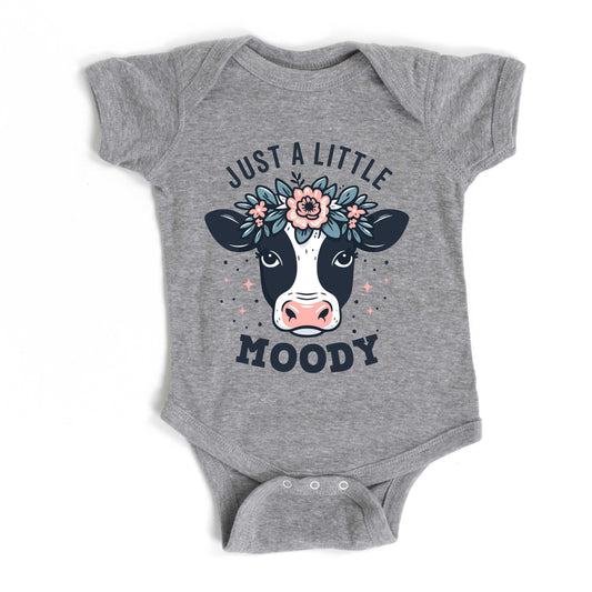 A Little Moody | Baby Graphic Short Sleeve Onesie