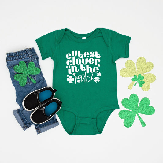 Cutest Clover In The Patch | Baby Graphic Short Sleeve Onesie