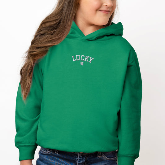 Embroidered Lucky Clover | Toddler Graphic Hoodie