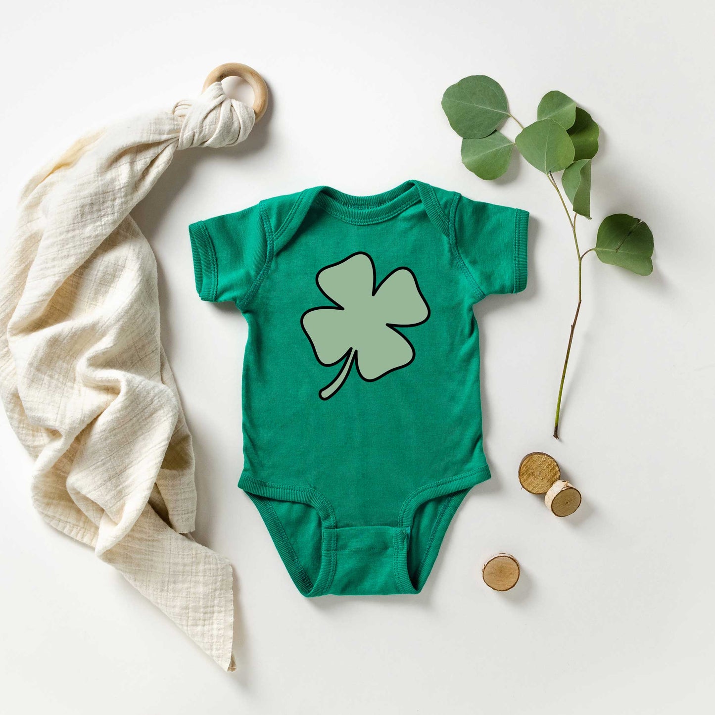 Simple Clover | Baby Graphic Short Sleeve Onesie