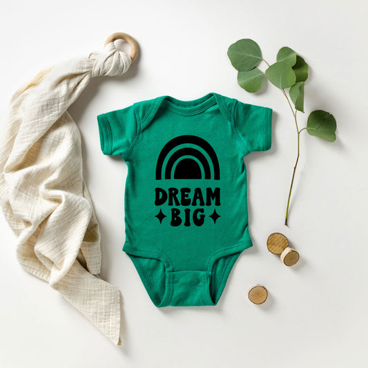 Dream Big Rainbow | Baby Graphic Short Sleeve Onesie