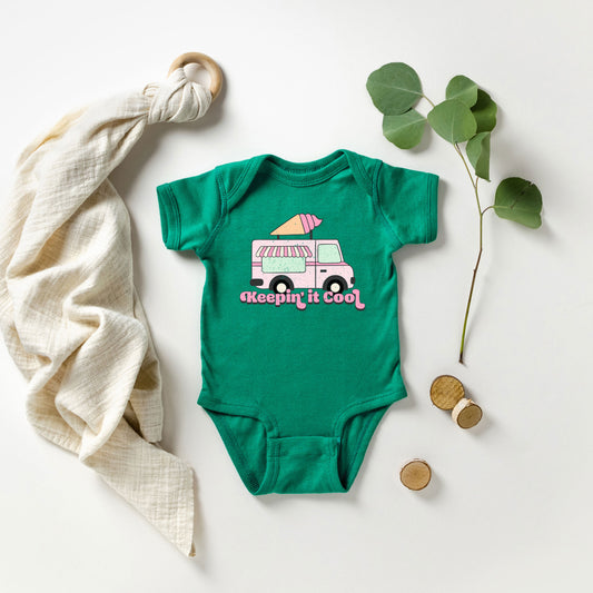Keepin' It Cool Truck | Baby Graphic Short Sleeve Onesie