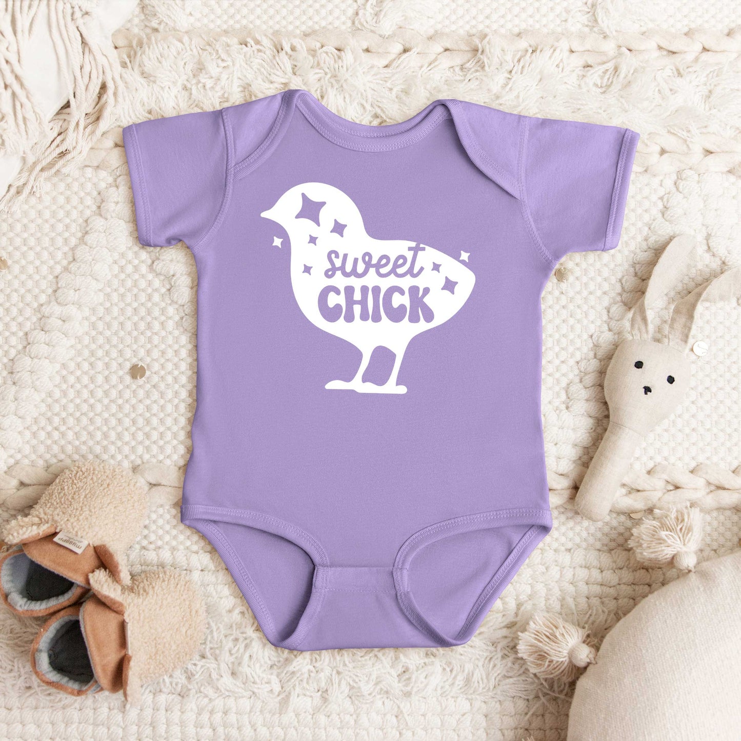 Sweet Chick Chick | Baby Graphic Short Sleeve Onesie