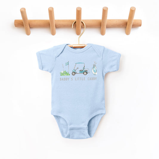 Daddy's Little Caddy | Baby Graphic Short Sleeve Onesie