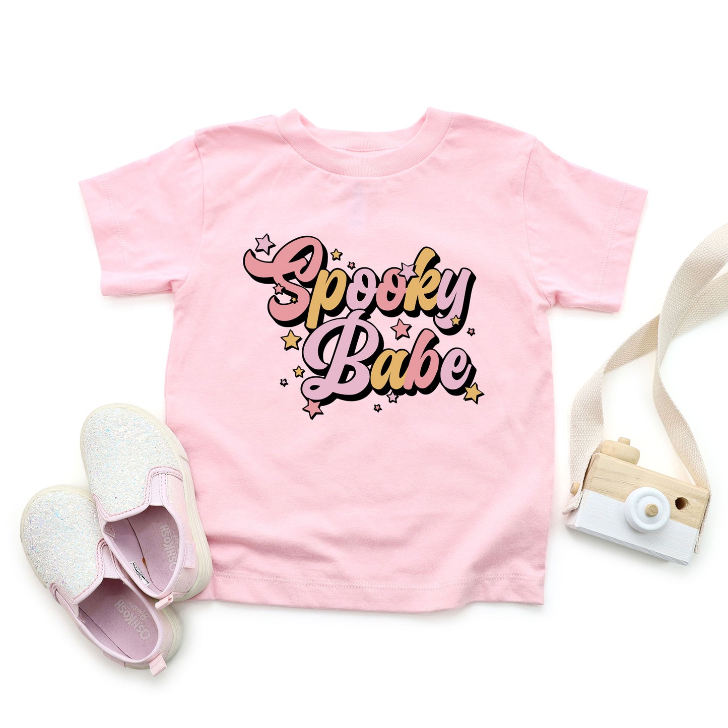 Spooky Babe Colorful | Toddler Graphic Short Sleeve Tee