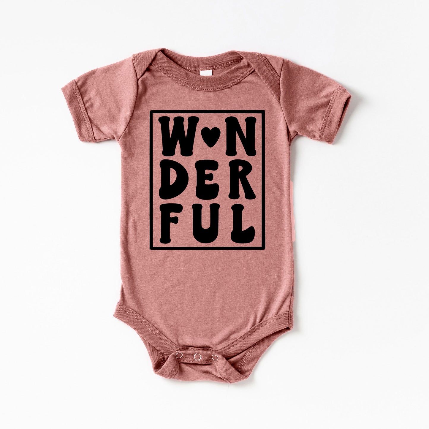 Wonderful Block | Baby Graphic Short Sleeve Onesie