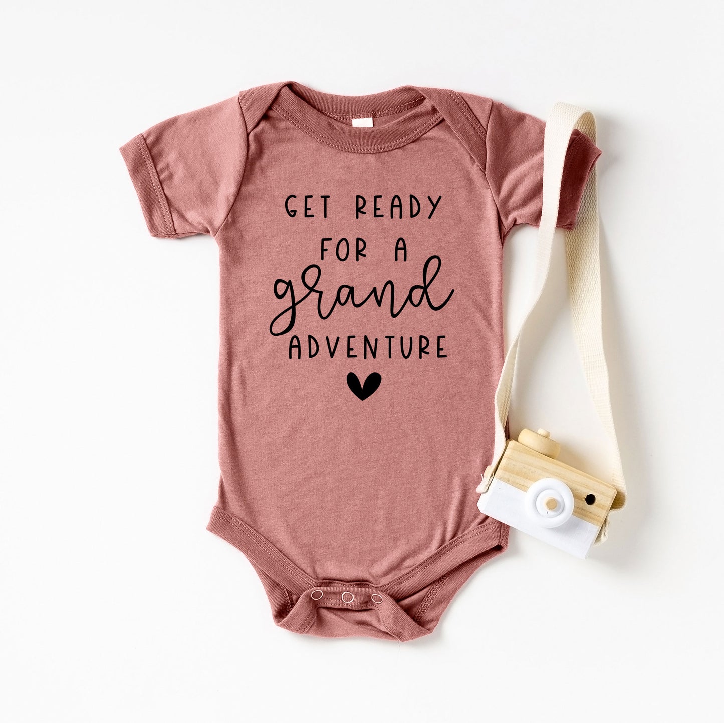Get Ready Grand Adventure | Baby Graphic Short Sleeve Onesie