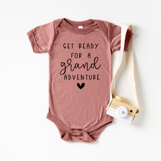 Get Ready Grand Adventure | Baby Graphic Short Sleeve Onesie