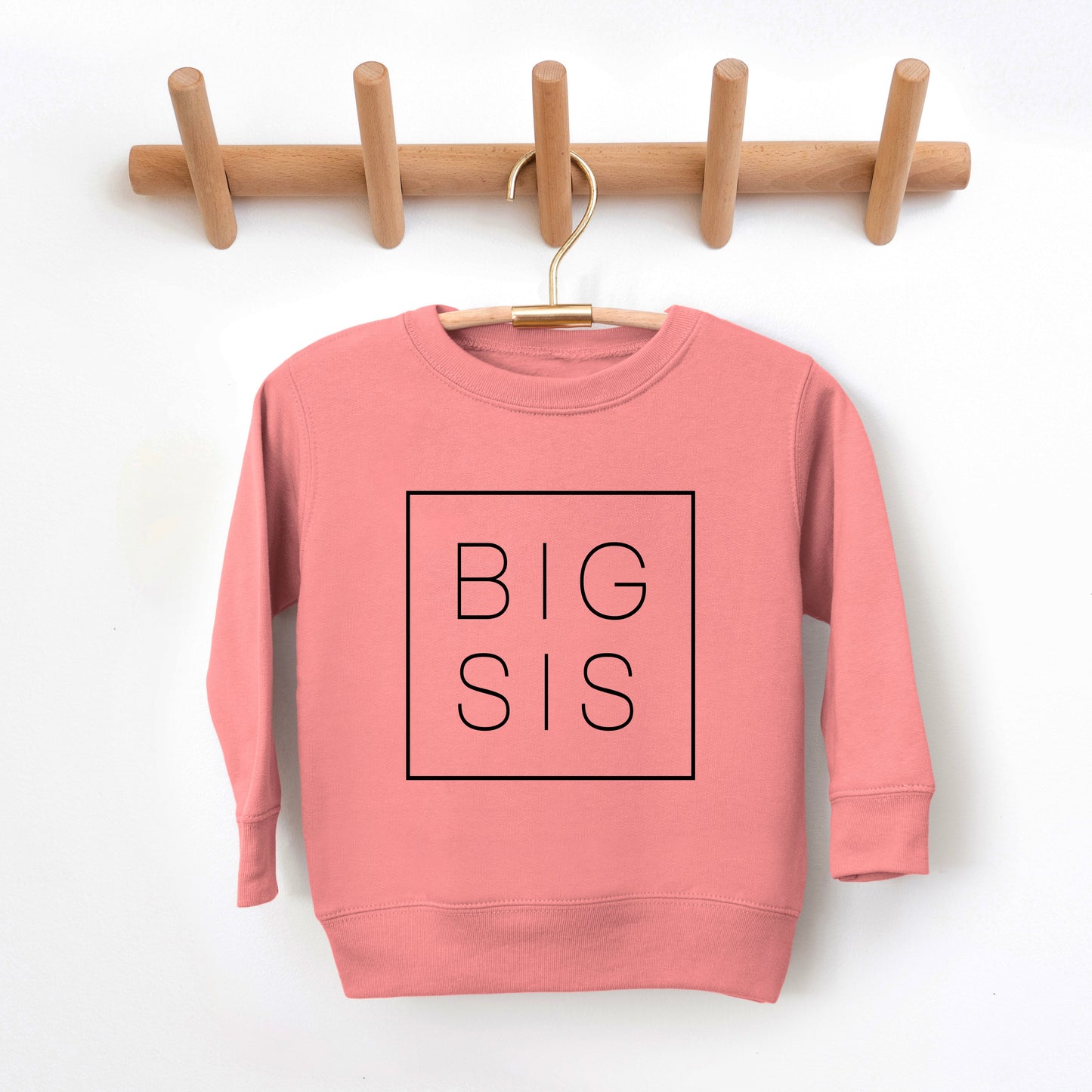 Big Sis Square | Toddler Graphic Sweatshirt