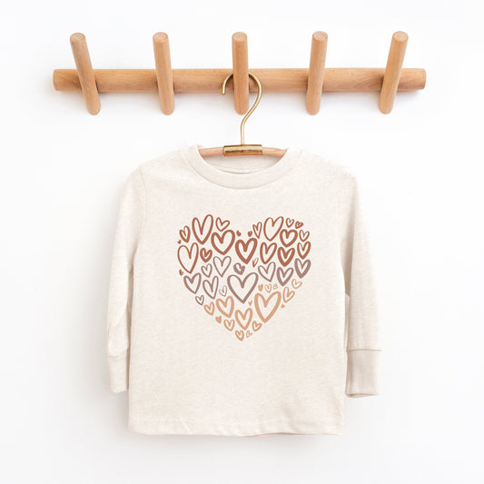 Black History Hearts | Youth Graphic Long Sleeve Tee