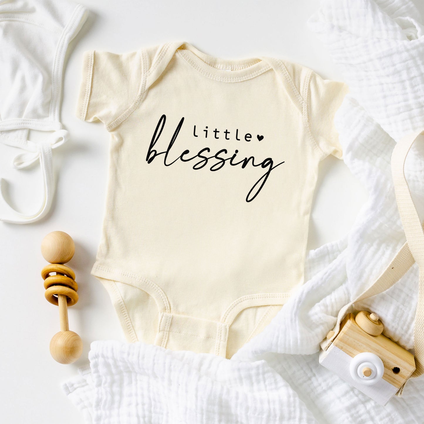 Little Blessing Heart | Baby Graphic Short Sleeve Onesie