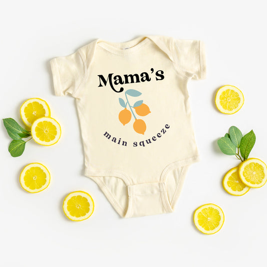 Mama's Main Squeeze | Baby Graphic Short Sleeve Onesie