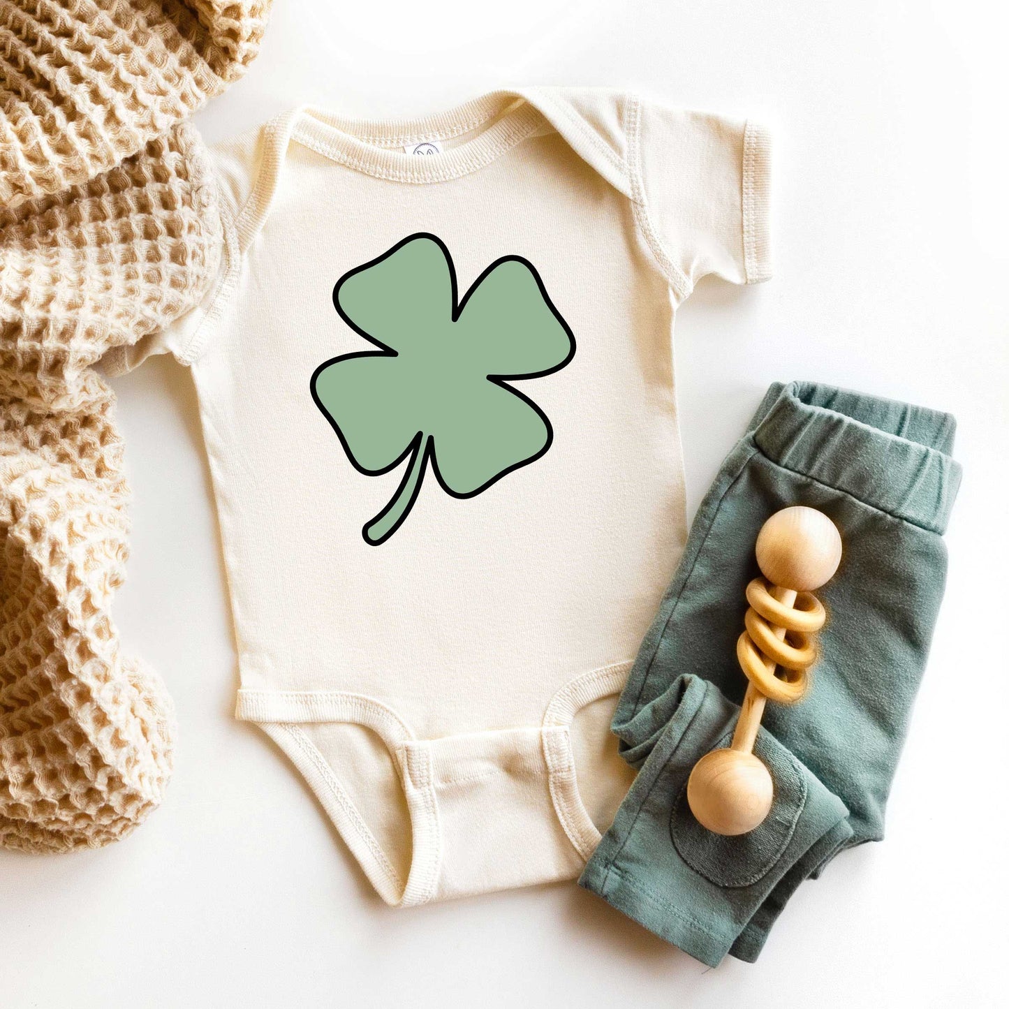 Simple Clover | Baby Graphic Short Sleeve Onesie