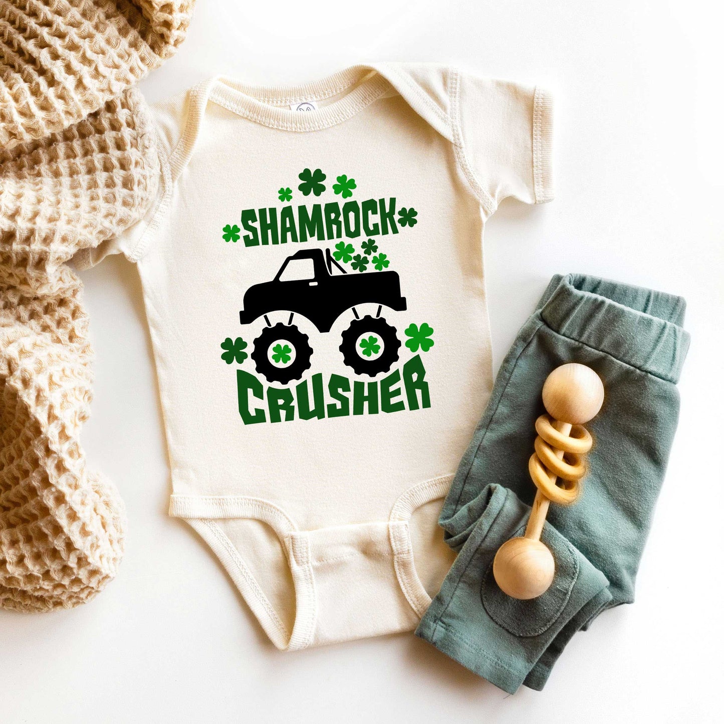 Shamrock Crusher | Baby Graphic Short Sleeve Onesie