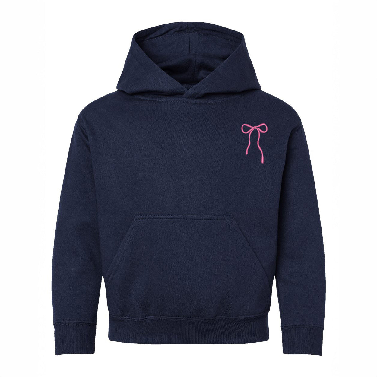 Embroidered Thin Bow | Youth Graphic Hoodie