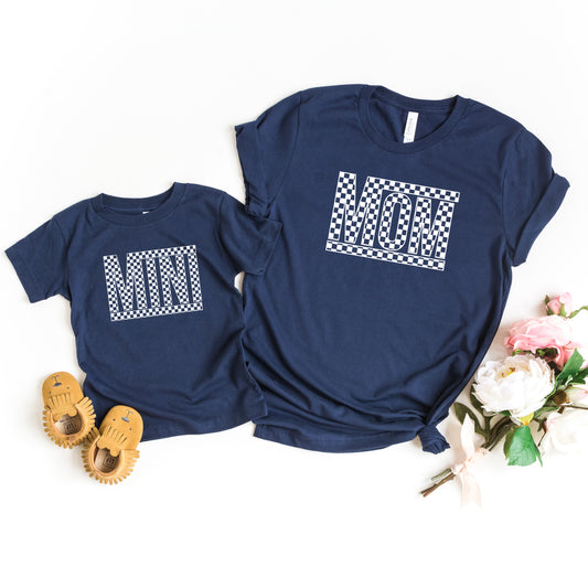 Mom Checkered Box / Mini Checkered Box | Mom & Me Set