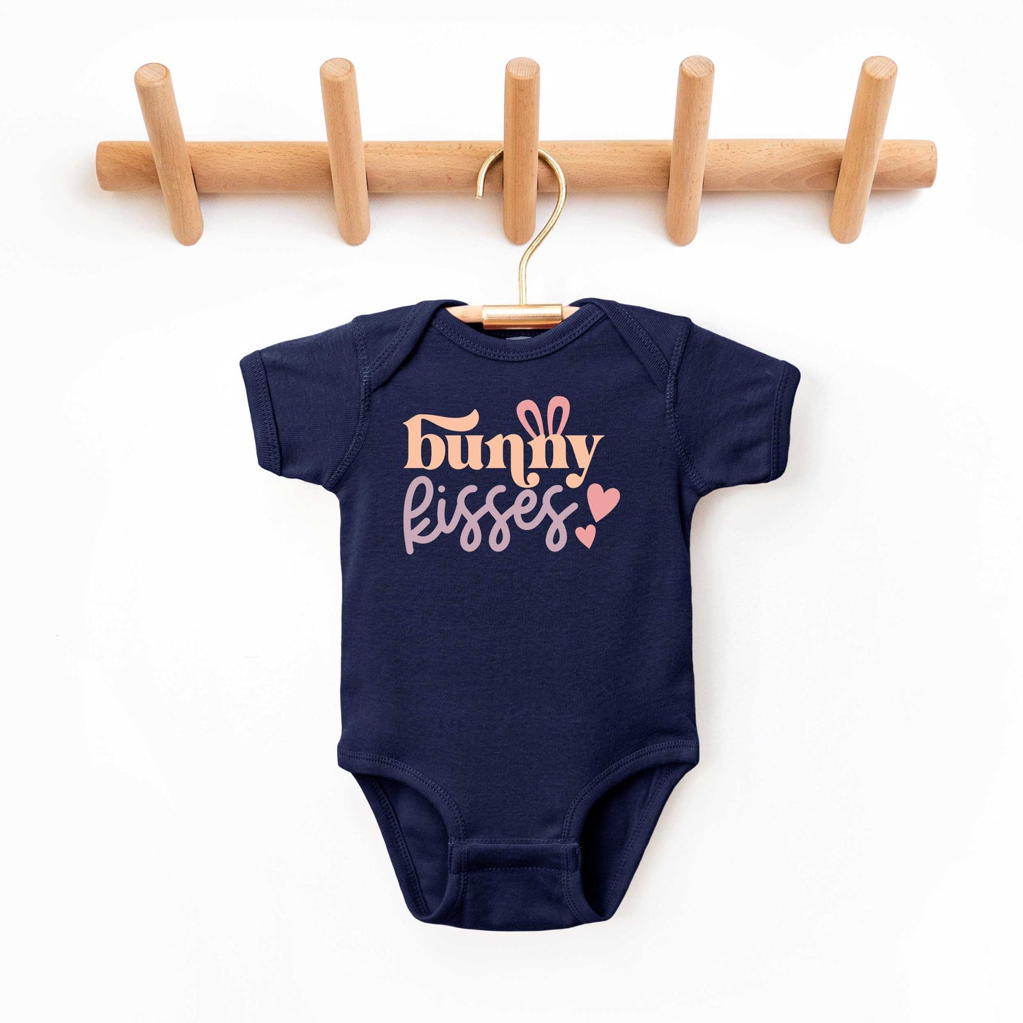 Bunny Kisses | Baby Graphic Short Sleeve Onesie