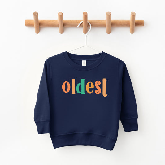 Oldest Colorful | Toddler Graphic Sweatshirt