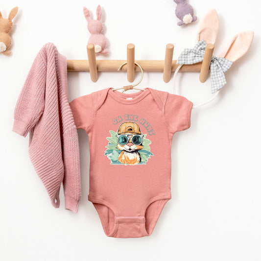On The Hunt Bunny | Baby Graphic Short Sleeve Onesie