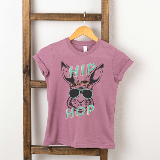 Green Hip Hop Bunny | Youth Short Sleeve Crew Neck