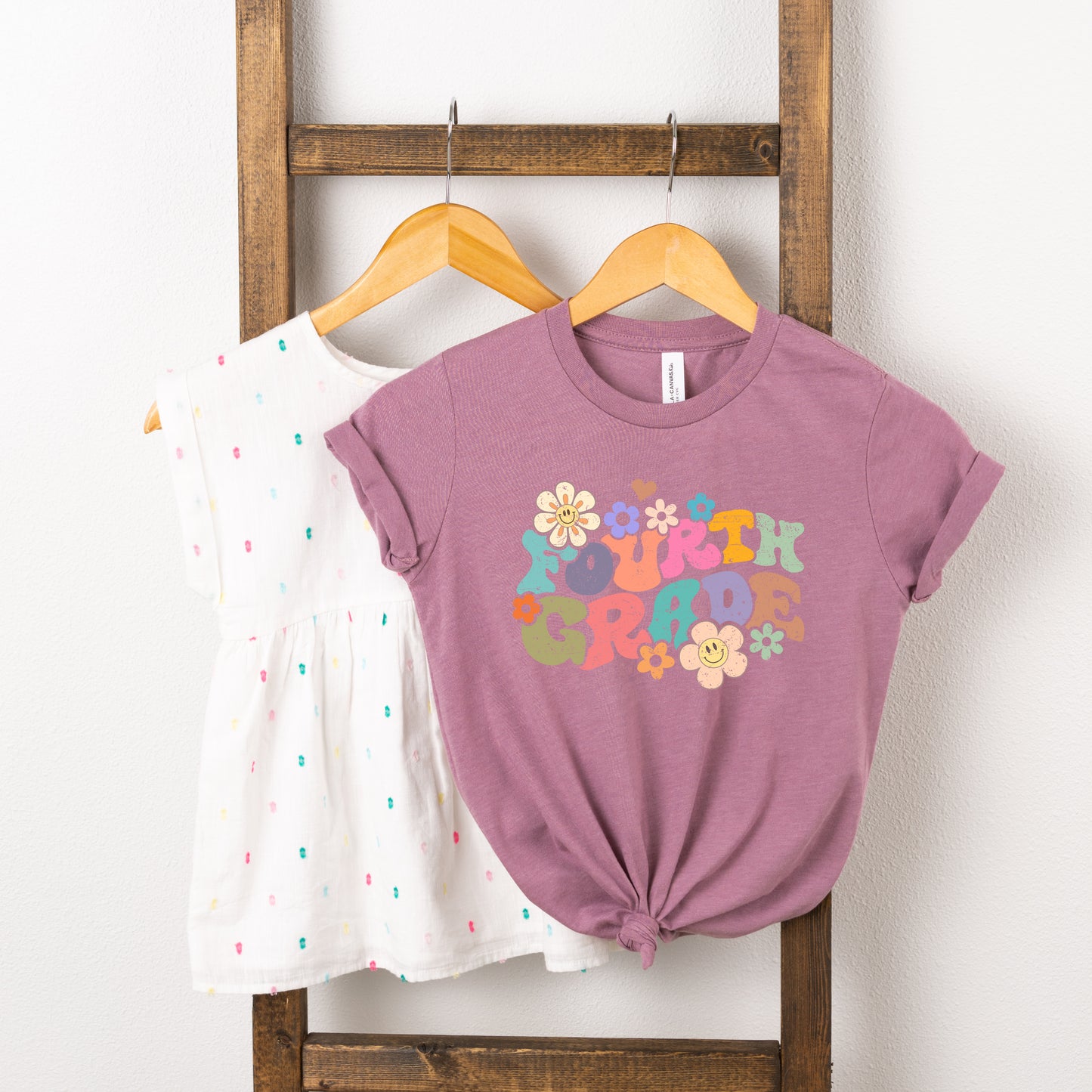 Fourth Grade Flowers | Youth Graphic Short Sleeve Tee